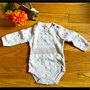 Cat & Jack popcorn knit bubble romper